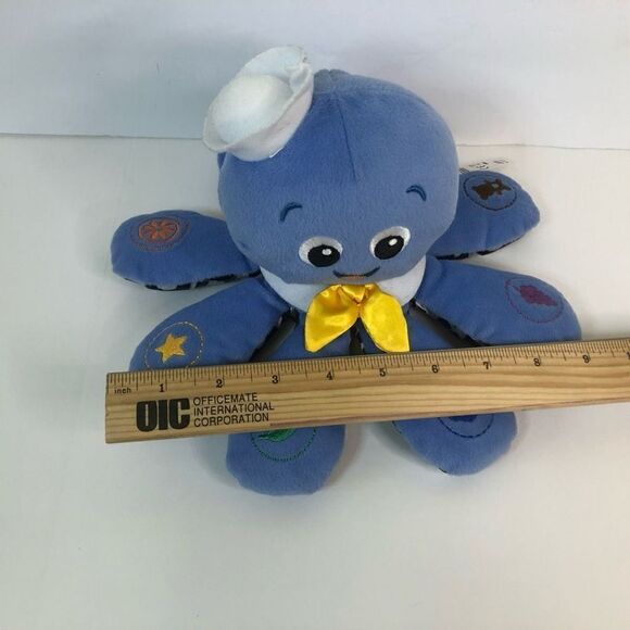 baby einstein plush blue octopus plush music only - Picture 8 of 8